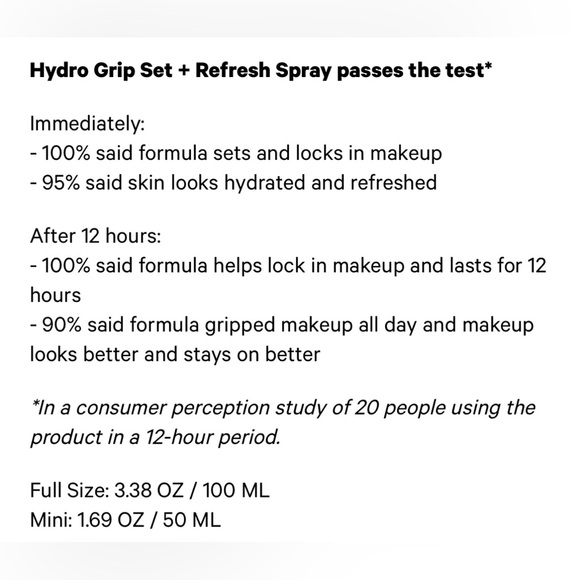 NWT Milk Makeup Hydro Grip Set & Refresh Spray-full size. 100 ml - Picture 6 of 6